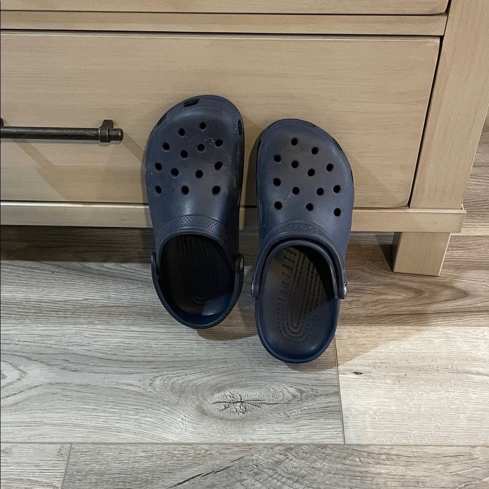 CROCS Men's Navy Loafers & Slip-Ons